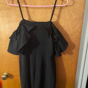 Black Off-the-Shoulders Dress